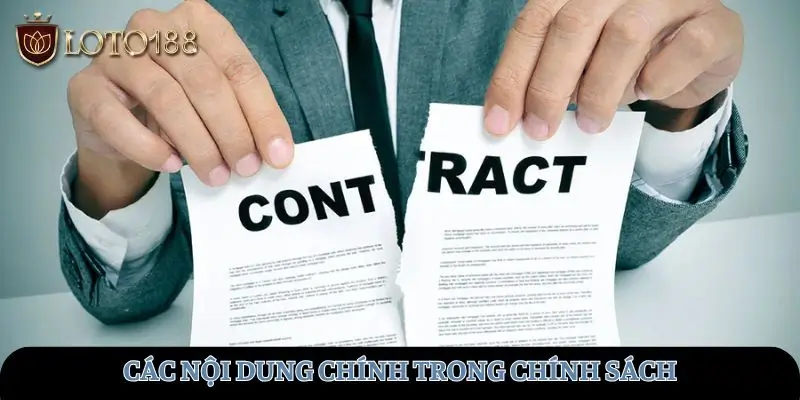 Các nội dung trong chính sách
